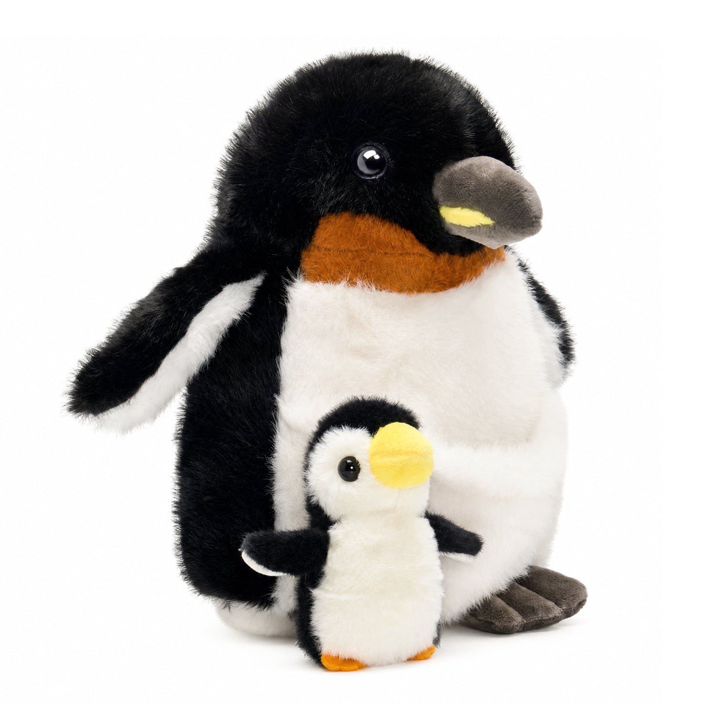 Ensemble Peluche Pingouin Maman & Bébé (Compagnon Doux 2-en-1)