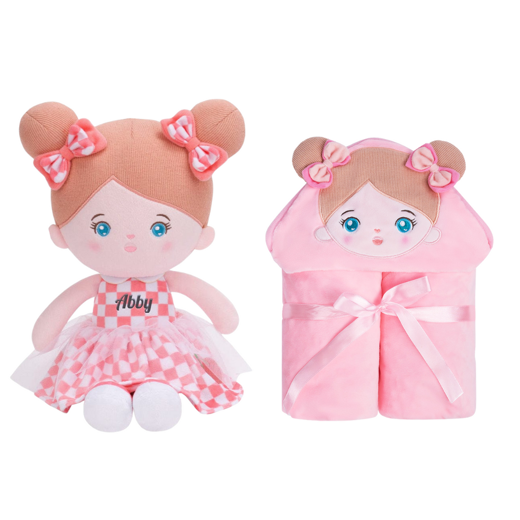 Poupée personnalisée et couverture bébé douce de 89 cm (35 pouces)