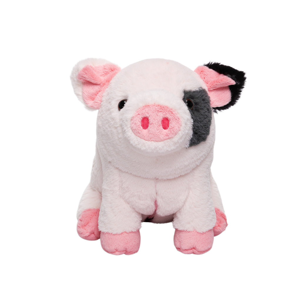 Peluche de La Famille des Cochons Tachetés, Qui Contient 4 Adorables Porcelets en Peluche
