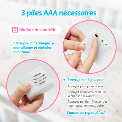 Poupée Câline Endormie Avec Sons Apaisants