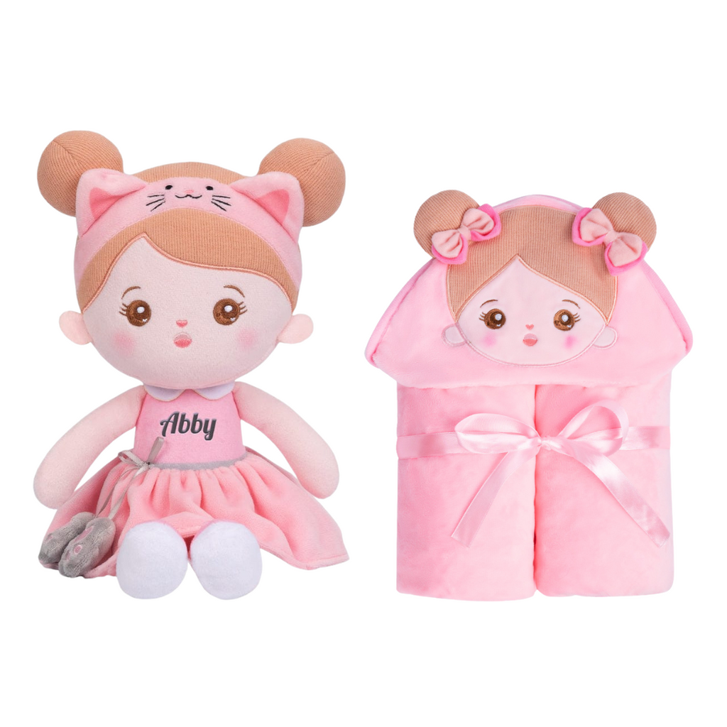 Poupée personnalisée et couverture bébé douce de 89 cm (35 pouces)