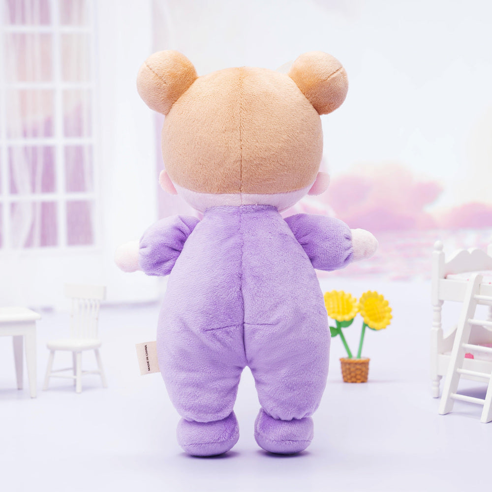 Mini Violet Personnalisée Poupée en Peluche avec Yeux Ouverts