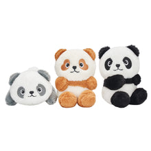 Charger l&#39;image dans la galerie, Ensemble de Jeu en Peluche de Famille Pandas avec 3 Bébés Coffrets Cadeaux pour Tout-petit