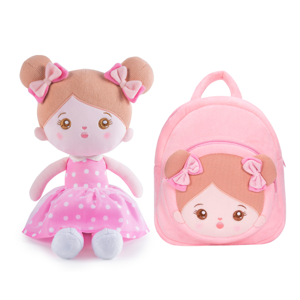 OUOZZZ Ensemble poupée personnalisée + sac à dos