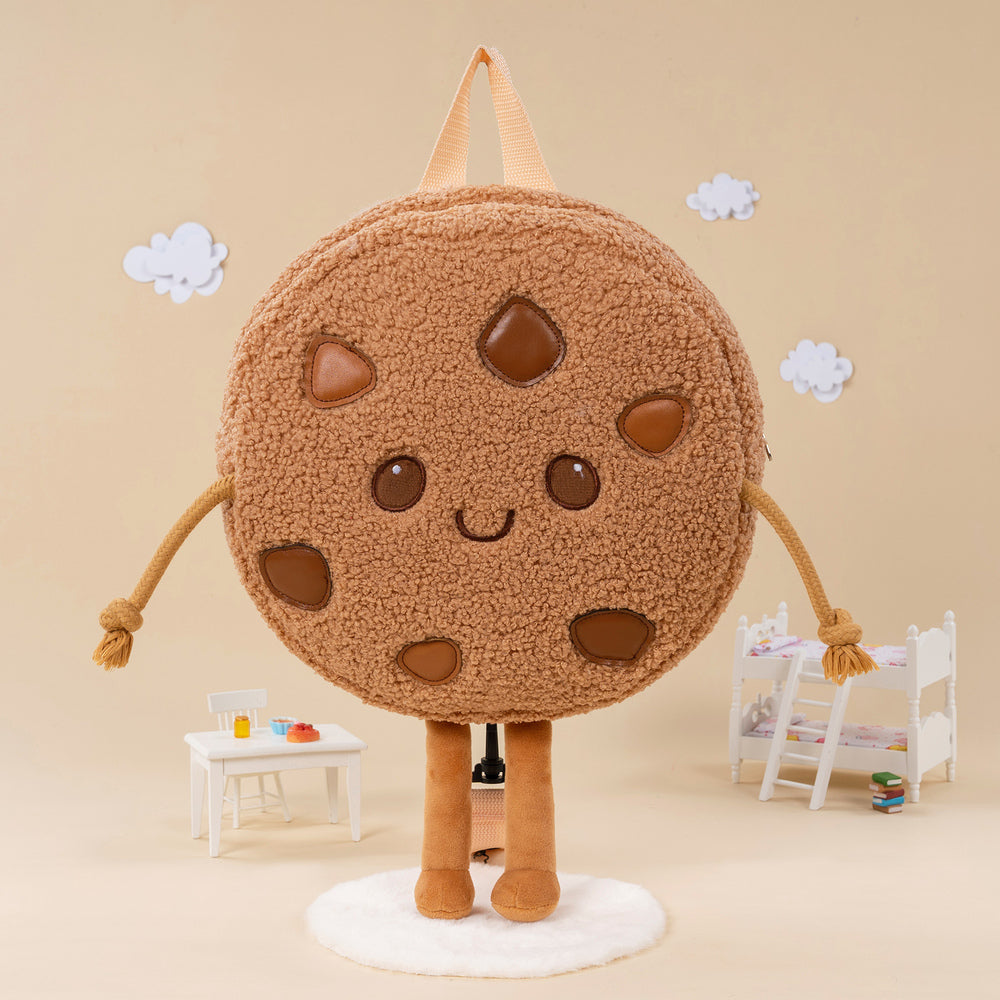 Personnalisée Sac à Dos en Peluche de Biscuits aux Pépites de Chocolat