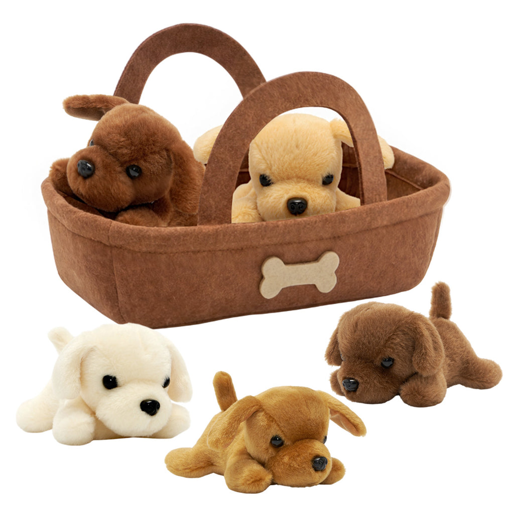 Ensemble de peluches pour chiot Golden Retriever