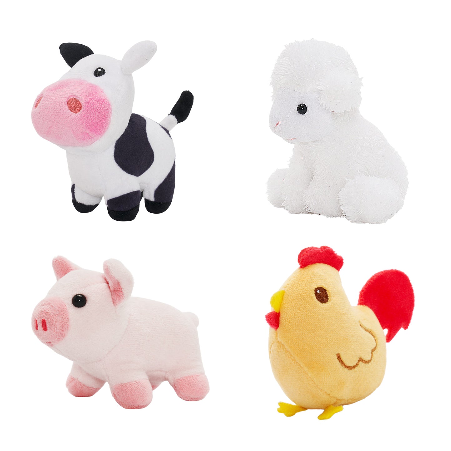 Ensemble de Jouets en Peluche Personnalisé Pour Bébé, Première Ferme D'animaux