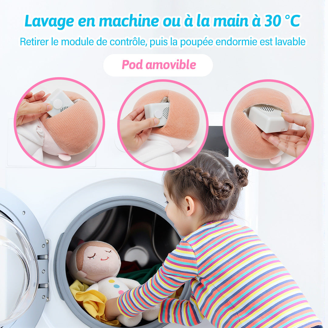 Poupée Câline Endormie Avec Sons Apaisants