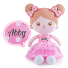 Charger l'image dans la galerie, OUOZZZ OUOZZZ Personalized Doll + Backpack Bundle Pink  Abby / Only Doll
