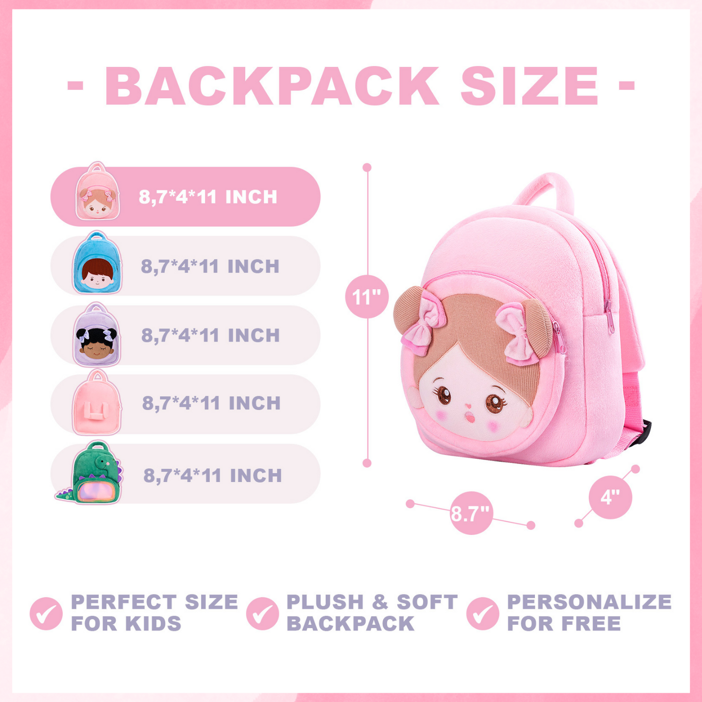 Poupée en peluche personnalisée
