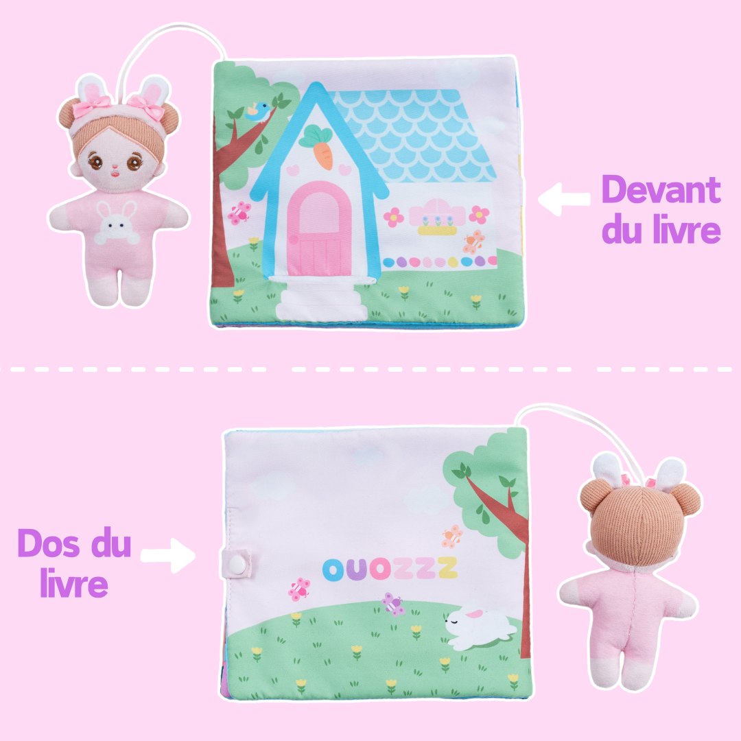 Poupée en peluche personnalisée Lapin de Pâques Fille