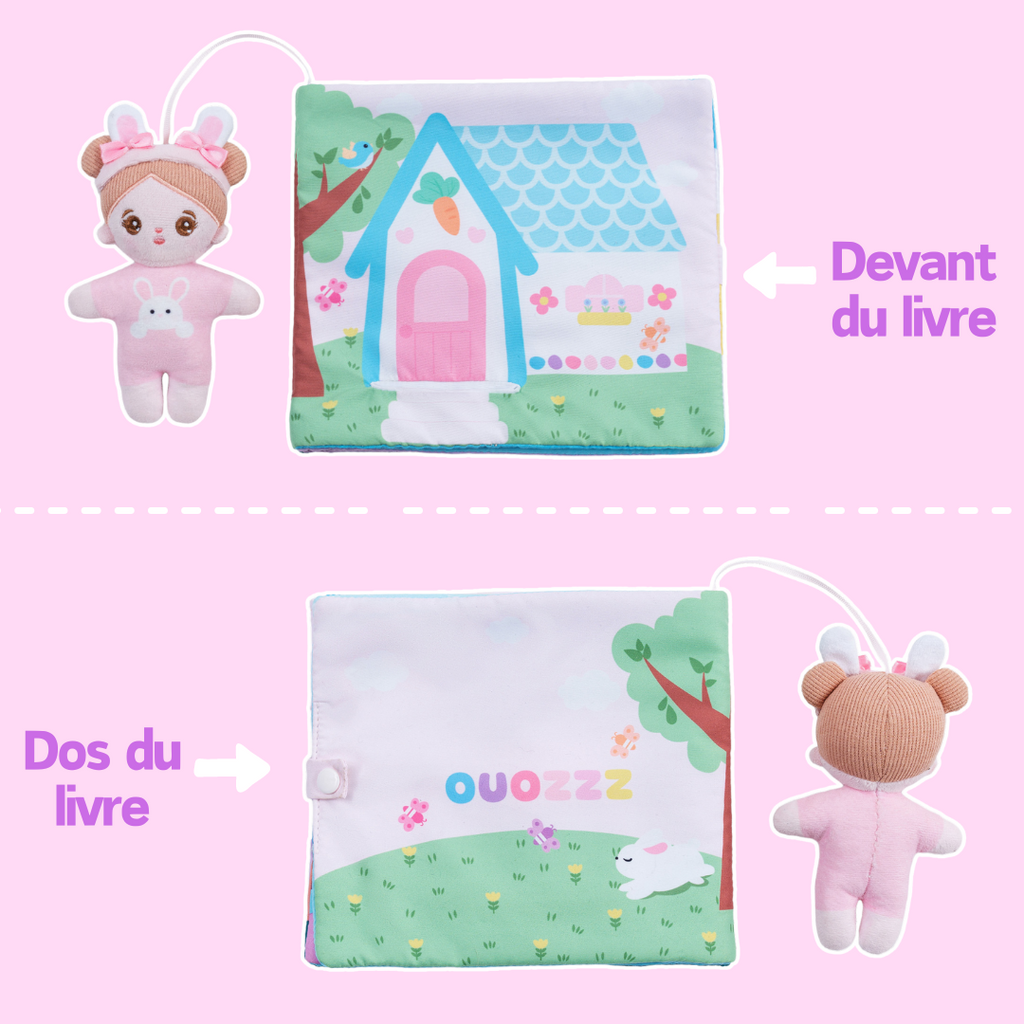 Poupée en peluche personnalisée Lapin de Pâques Fille