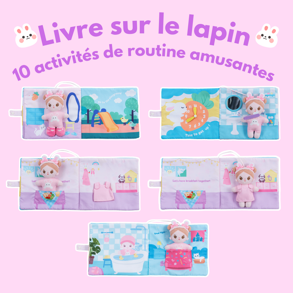 Poupée en peluche personnalisée Lapin de Pâques Fille