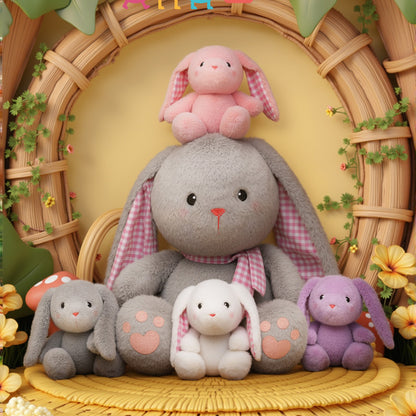 Ensemble de Jouets en Peluche pour Bébé, Première Famille D'animaux