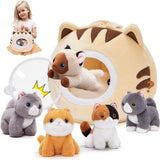 Ensemble de Maison de Chat Mignon Personnalisé de 6 Pièces