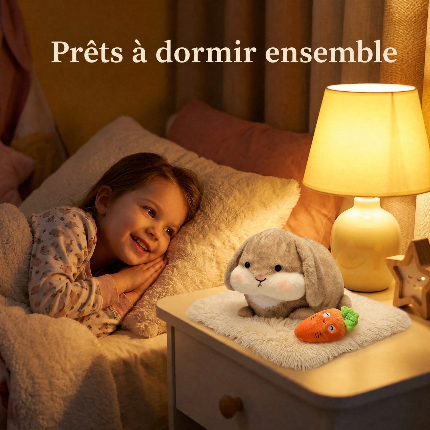 Lapin aux Oreilles Tombantes dans sa Maison Douillette