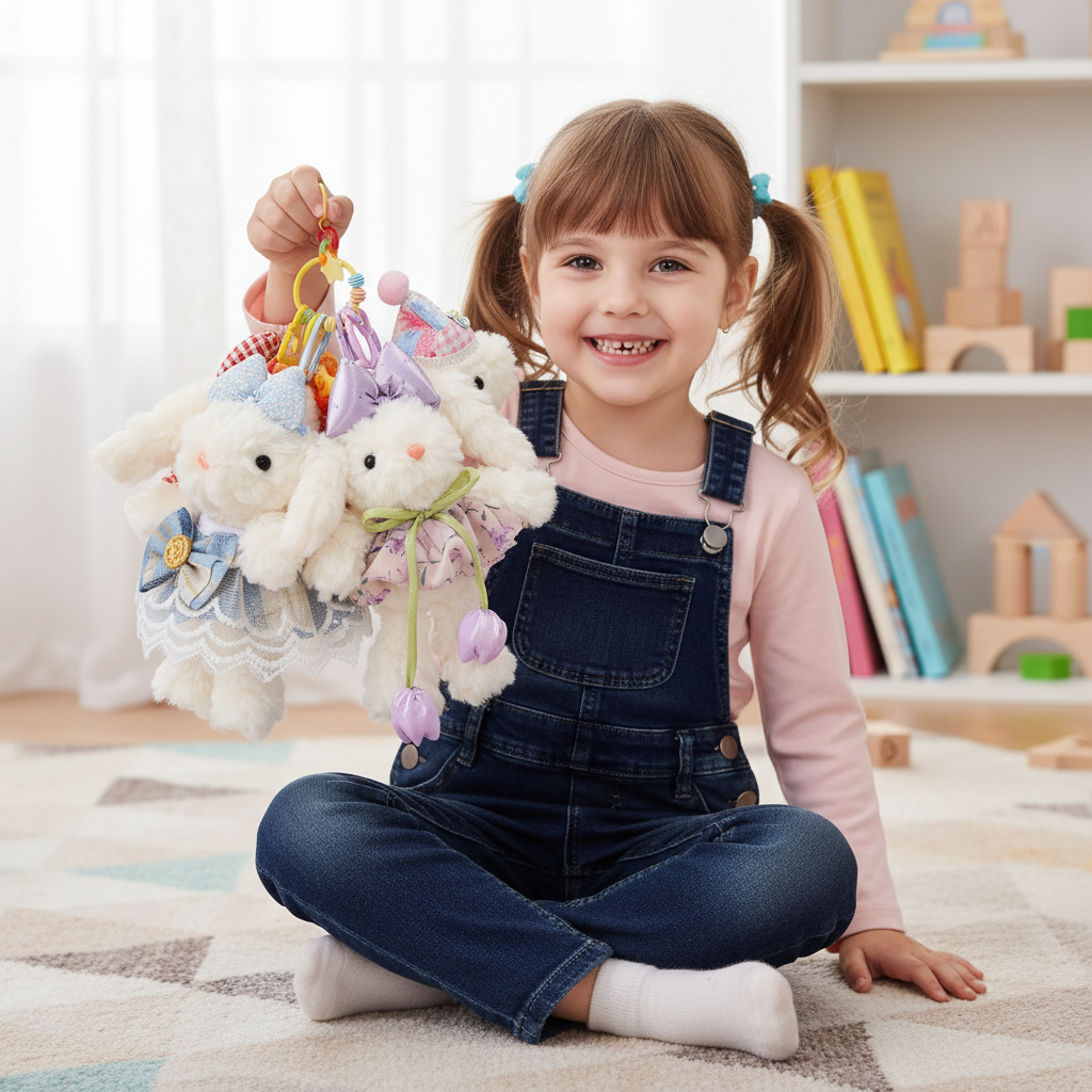 Ensemble de 5 peluches Bunny Buddies