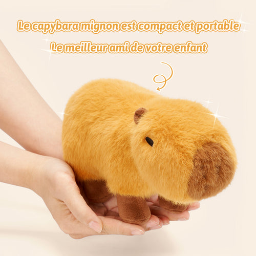 Mini Peluche Capybara Mignonne De 22 cm, Jouet Pour Enfants De Style Animal