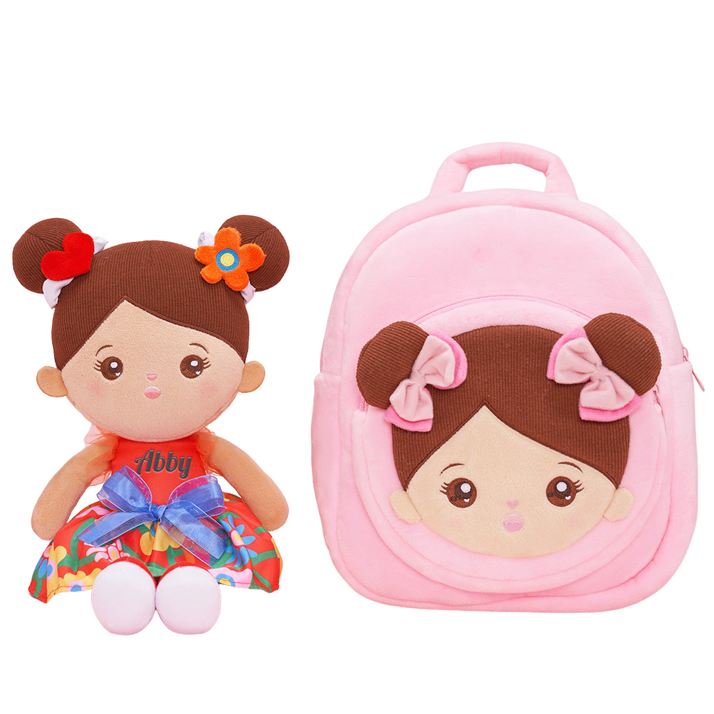 OUOZZZ Ensemble poupée personnalisée + sac à dos