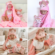 Charger l'image dans la galerie, Poupée personnalisée et couverture bébé douce de 89 cm (35 pouces)