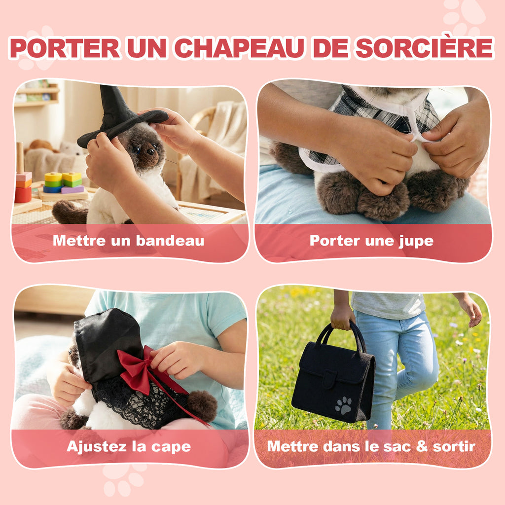Ensemble de jeu pour habiller les chatons
