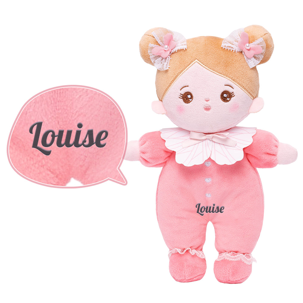 Mini Rose Personnalisée Poupée en Peluche avec Yeux Ouverts & Ensemble-cadeau