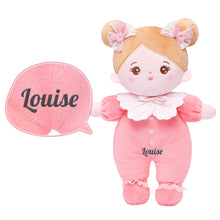 Charger l&#39;image dans la galerie, Mini Rose Personnalisée Poupée en Peluche avec Yeux Ouverts &amp; Ensemble-cadeau