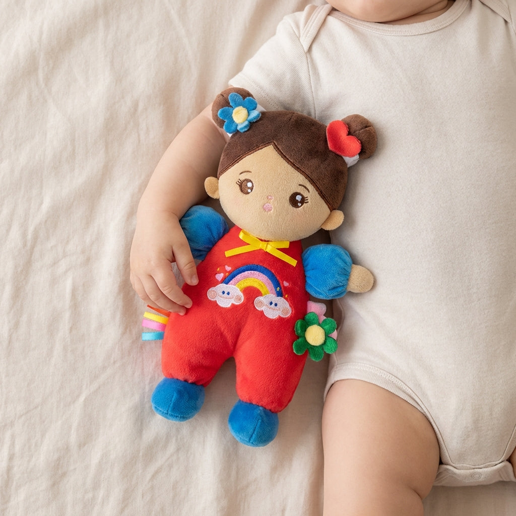 Poupée Bébé Chiffon Personnalisé 25 cm