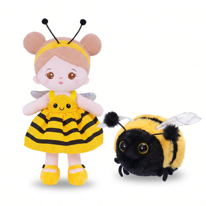 Personnalisée Poupée en Peluche avec Yeux Ouverts D'abeille