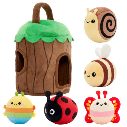 Ma première cabane dans les arbres | Jouet sensoriel doux pour bébés dès 6 mois