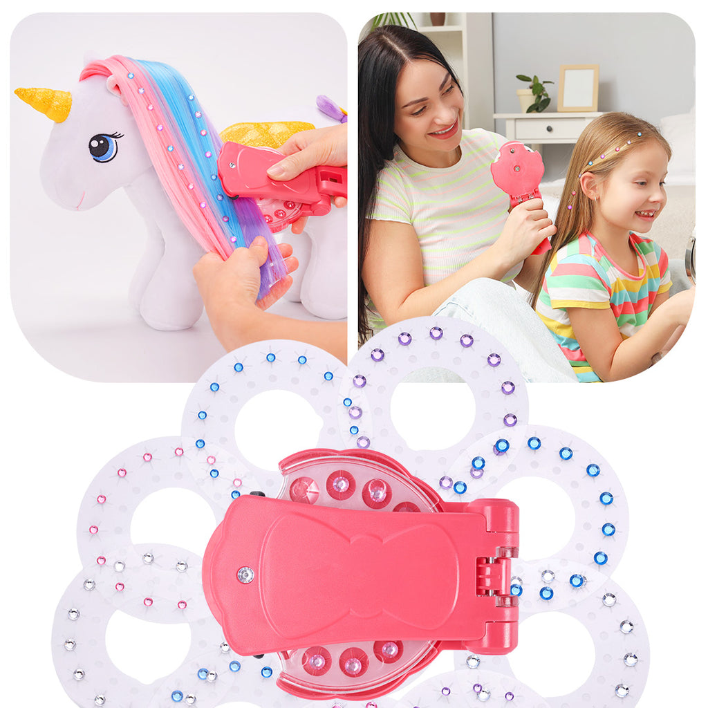 Ensemble de Jeu en Peluche de Famille Licornes avec 4 Bébés Coffrets Cadeaux pour Tout-petit