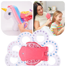Charger l&#39;image dans la galerie, Ensemble de Jeu en Peluche de Famille Licornes avec 4 Bébés Coffrets Cadeaux pour Tout-petit