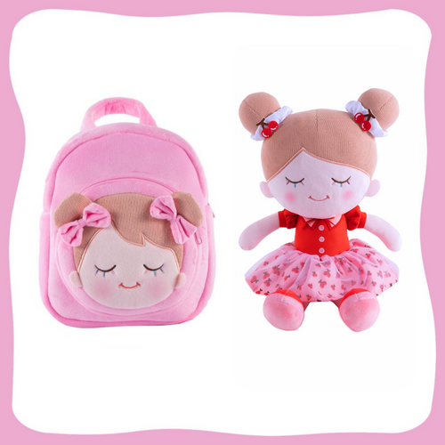 Iris Personnalisée Poupée en Peluche en Costume de Cerise
