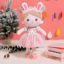 Charger l'image dans la galerie, Poupée en Peluche Personnalisée en Lapin Rose（Le Forfait est Plus Favorable）