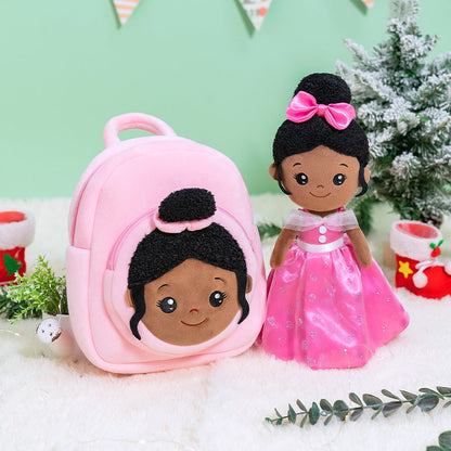 Poupée en Peluche Personnalisée Originale au Teint Foncé