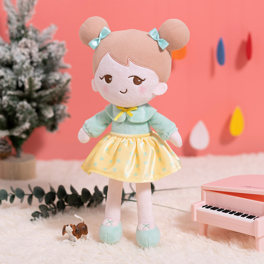 Becky Personnalisée Personnalisée Poupée en Peluche en Robe Vert Clair