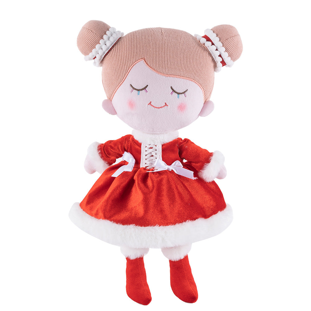 Iris Personnalisée Poupée en Peluche en Robe Rouge