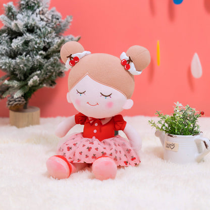 Iris Personnalisée Poupée en Peluche en Costume de Cerise