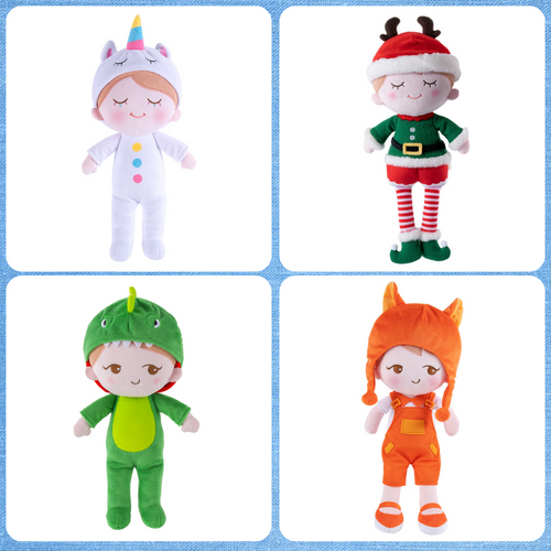 Conception Originale Poupée en Peluche Personnalisée Garçon