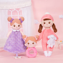 Charger l&#39;image dans la galerie, Mini Rose Personnalisée Poupée en Peluche avec Tresses