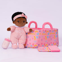 Charger l'image dans la galerie, Personnalisée Mini Poupée en Peluche pour Bébé Fille &amp; Ensemble-cadeau