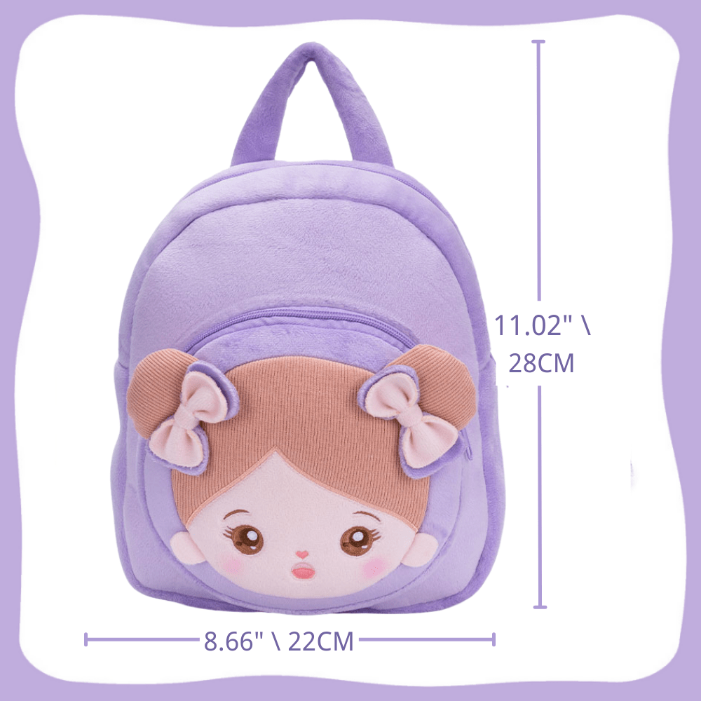 OUOZZZ Personalized Sweet Girl Purple Backpack