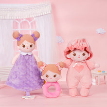Charger l&#39;image dans la galerie, Mini Rose Personnalisée Poupée en Peluche avec Yeux Ouverts
