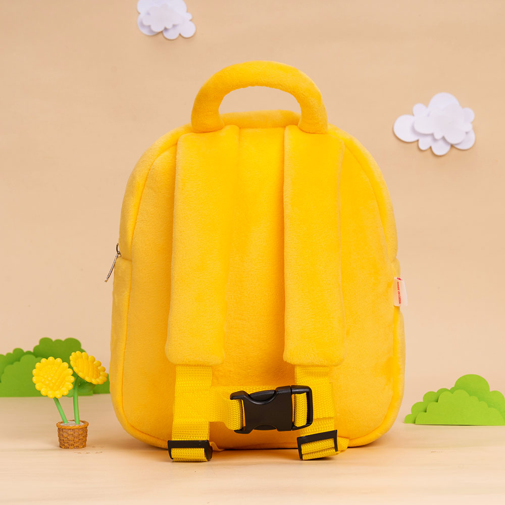 Personnalisée Sac à Dos en Peluche Jaune