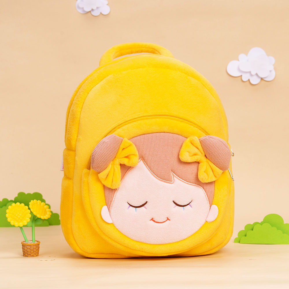 Personnalisée Sac à Dos en Peluche Jaune