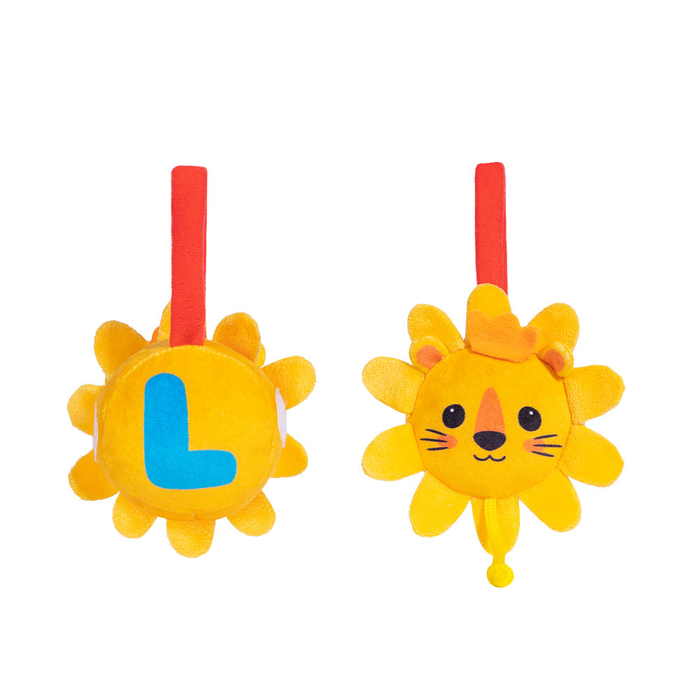 Jouets Apaisants Velcro d'activité en Peluche Caterpillar à Usage Multiple