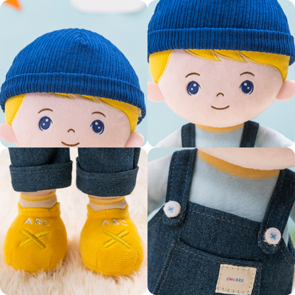 Personnalisée Poupée en Peluche pour Garçon aux Cheveux Blonds