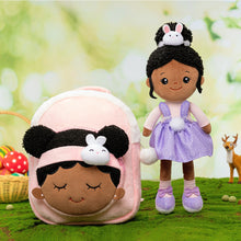 Charger l'image dans la galerie, Vente de Pâques - Poupée en Peluche Personnalisée Fille de Lapin