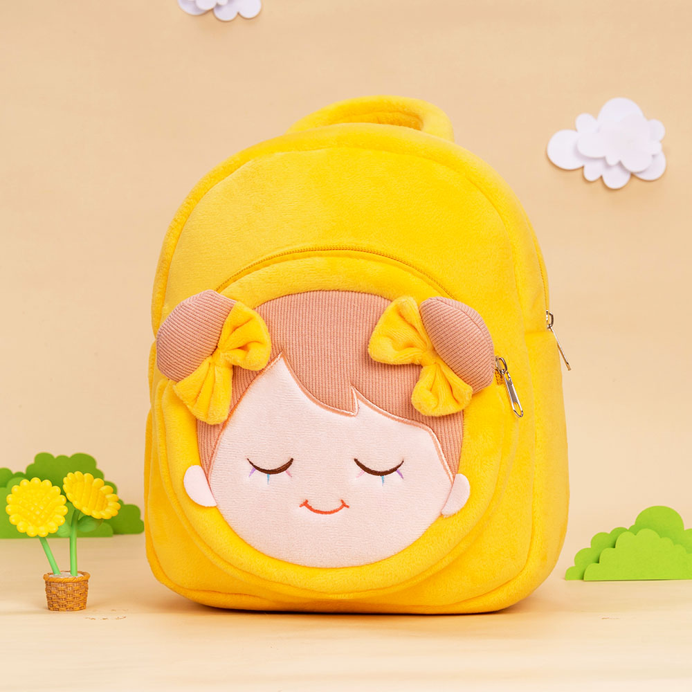 Personnalisée Sac à Dos en Peluche Jaune