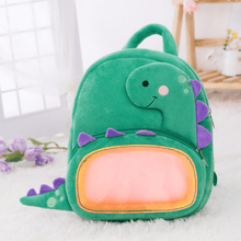 Charger l&#39;image dans la galerie, OUOZZZ Personalized Green Dinosaur Plush Backpack